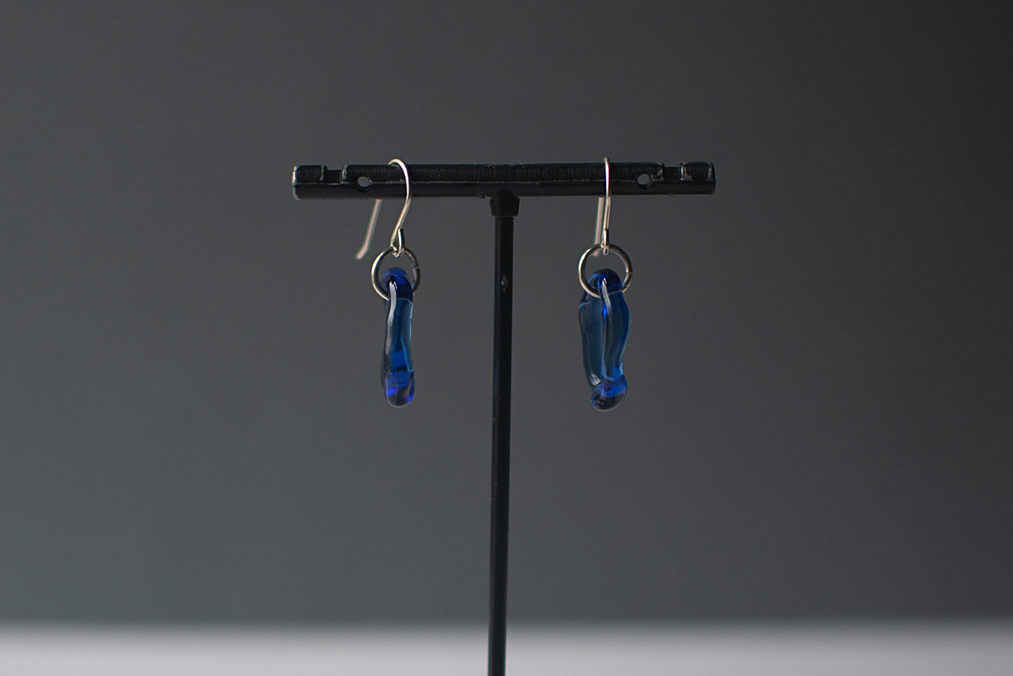 Hoop Earrings - Blue
