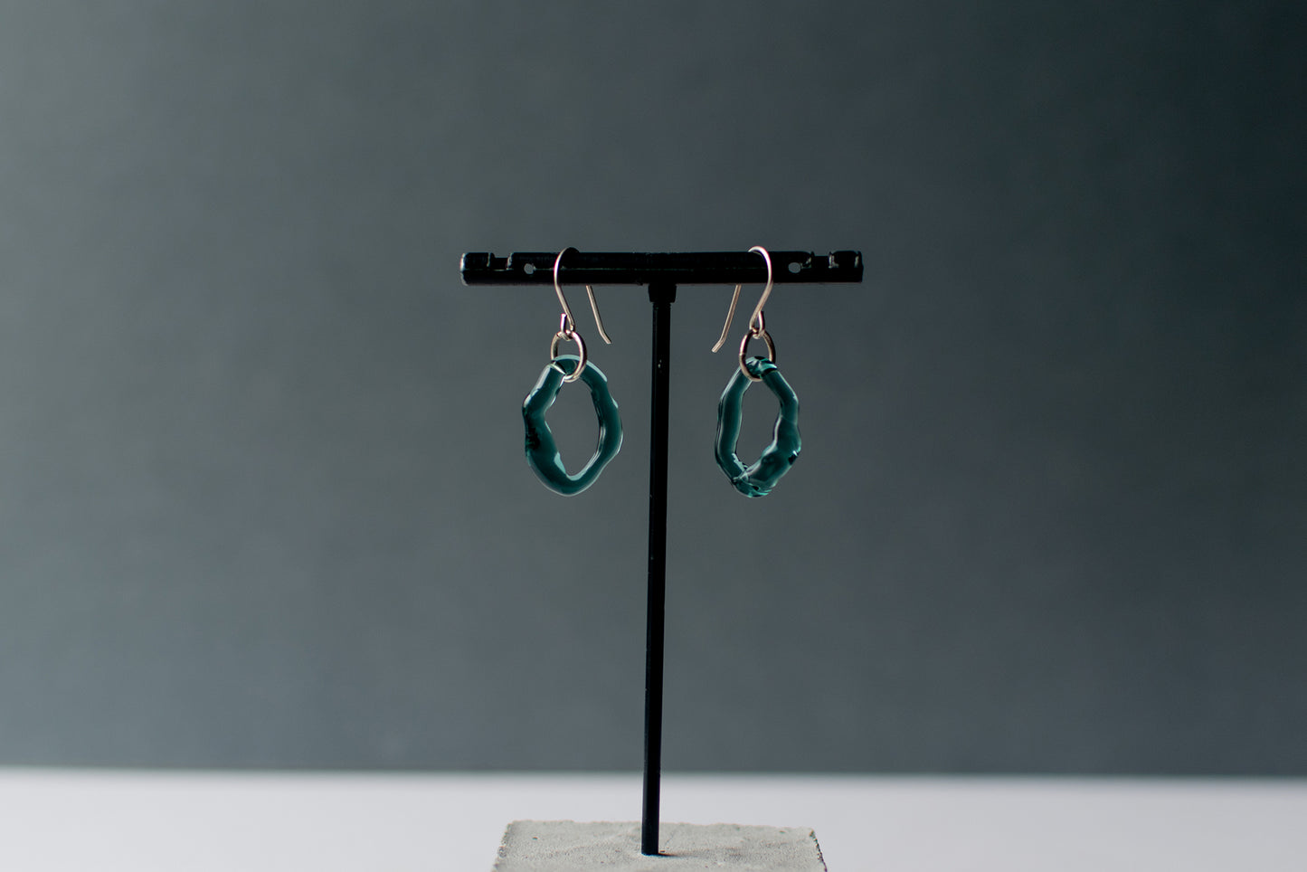 Hoop Earrings - Teal
