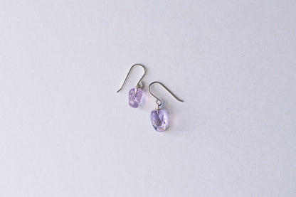 Stone Earrings - Pink