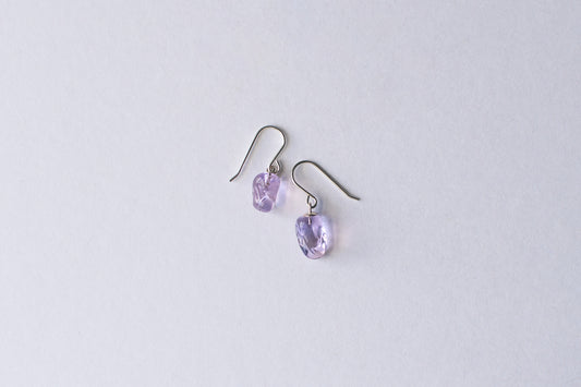 Stone Earrings - Pink