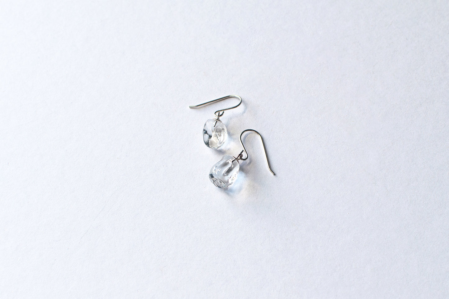 Stone Earrings - Clear