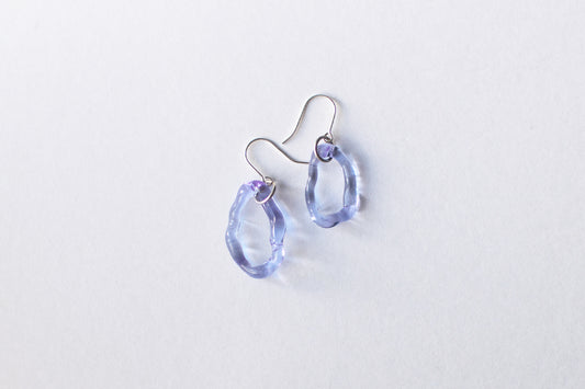 Hoop Earrings- Purple