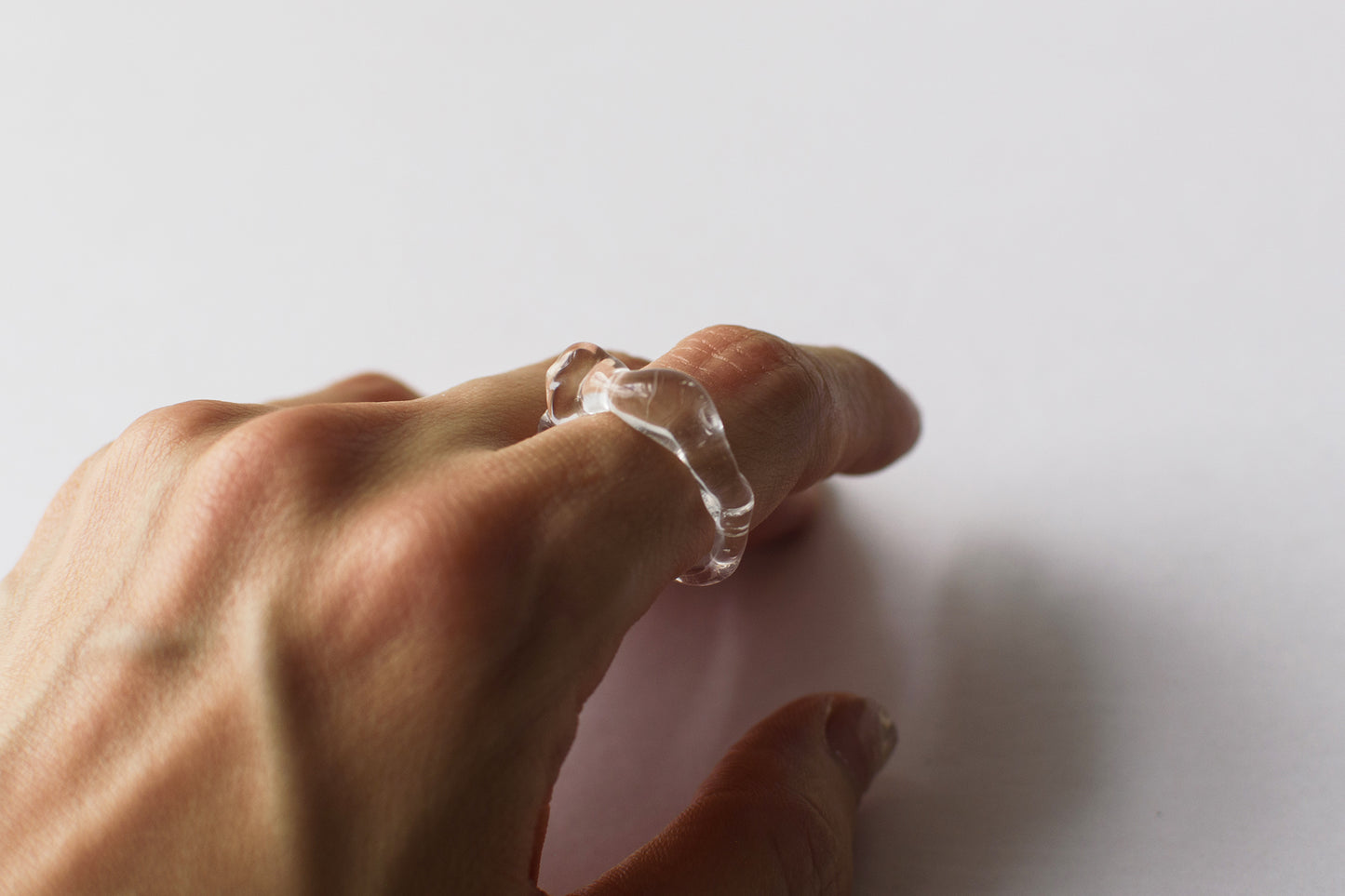 Chunky Clear Ring