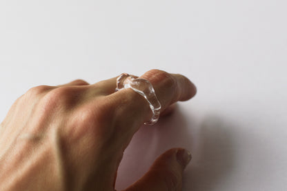 Chunky Clear Ring