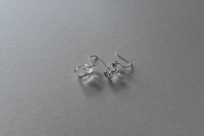 Stone Earrings - Clear