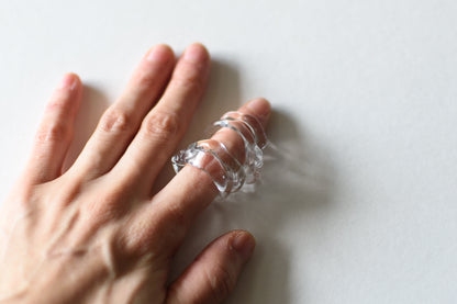 Chunky Clear Ring