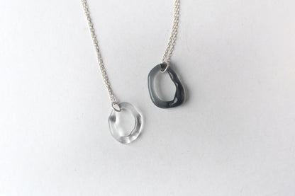 Clear Hoop necklace