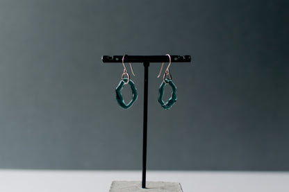 Hoop Earrings - Teal