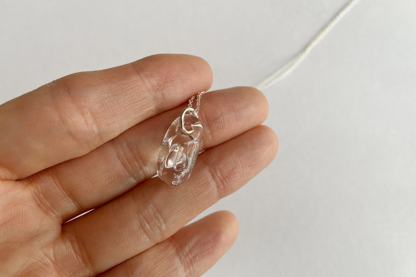 Stone Necklace - Clear