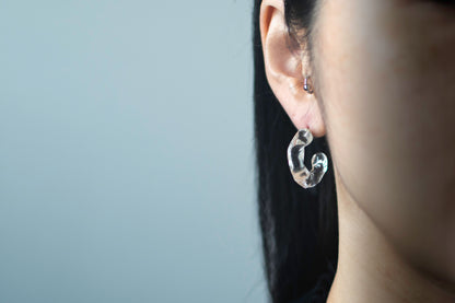 Textured Hoop Earrings